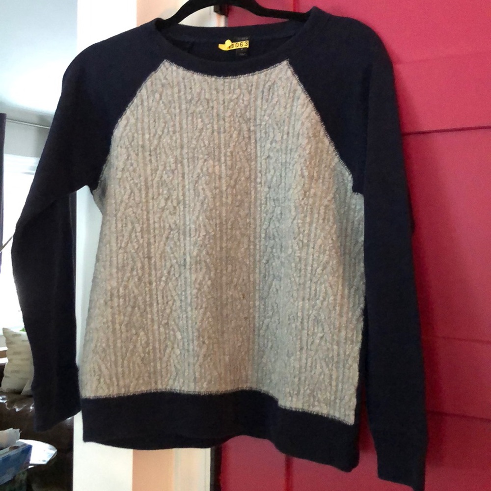 Jcrew navy sweater preloved